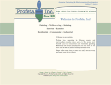 Tablet Screenshot of profetainc.com